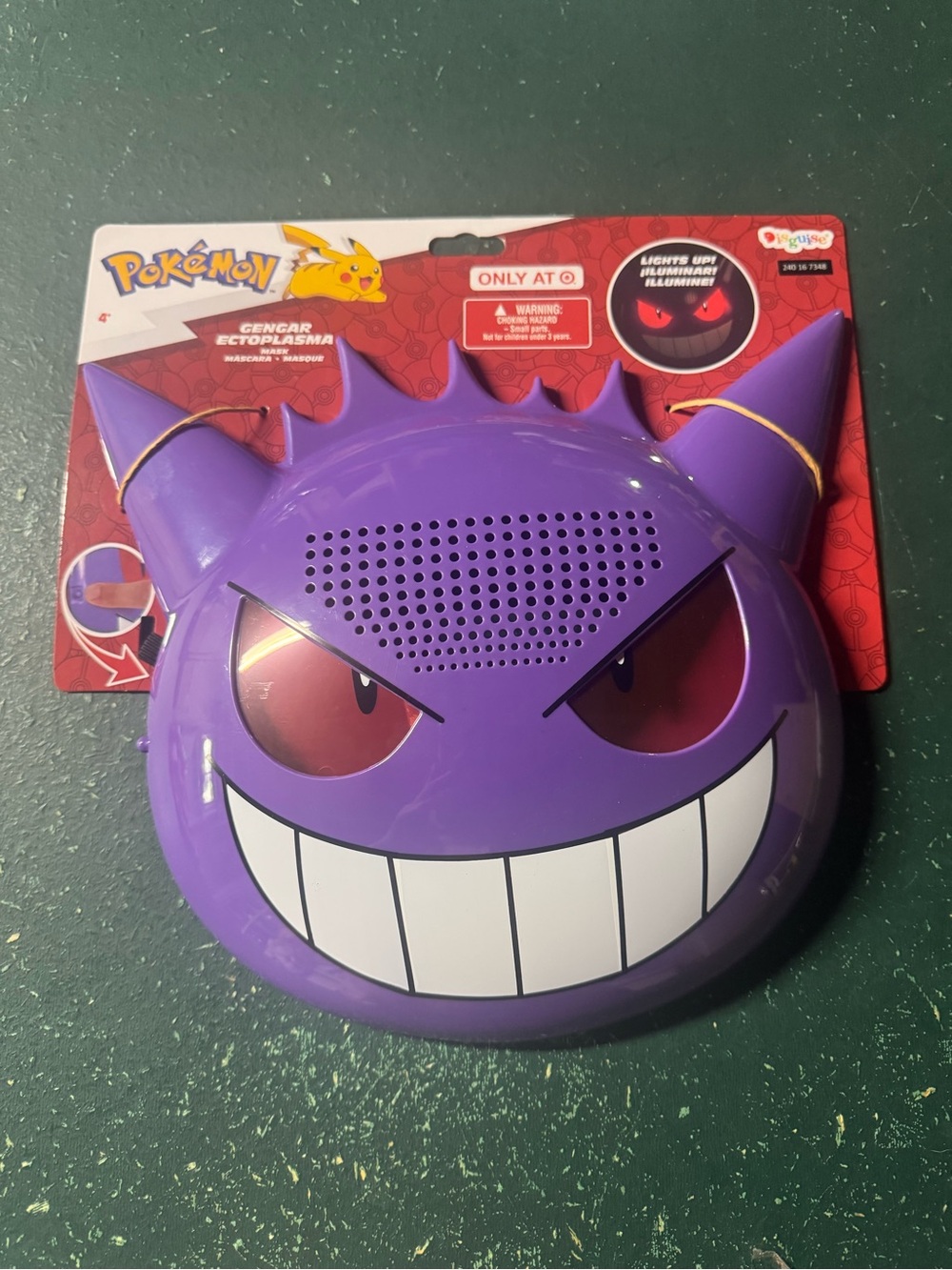 Pokemon Gengar Light-Up Mask — NEW